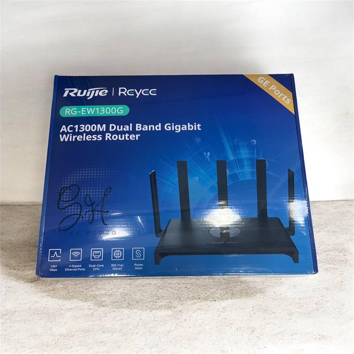 Ruijie Reyee RG-EW1300G - Routeur Wi-Fi Mesh Gigabit AC1300 Double Bande